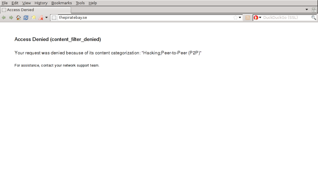 Piratebay blocked - Hacking; Peer-to-Peer(P2P)