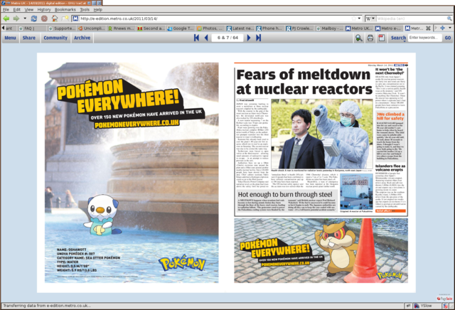 Metro page 6 & 7 - 14/03/2011