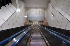 subway stairs